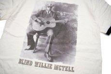 画像2: Bluescentric Blind Willie Mctell Ringer T-Shirt Natural/Black  (2)