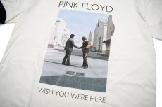 画像2: Bluescentric Pink Floyd Wish You Were Here Ringer T-Shirt Natural/Black  (2)