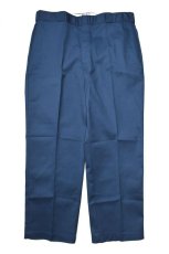 画像1: 80s Deadstock Dickies 874 Work Pants Navy made in USA  (1)