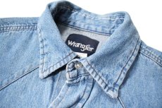 画像6: Used Wrangler Denim Western shirt (6)