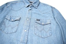 画像2: Used Wrangler Denim Western shirt (2)