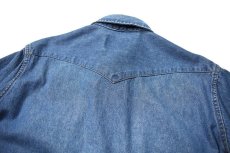 画像7: Used Wrangler Denim Western shirt made in USA (7)