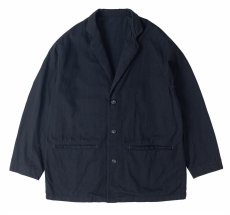 画像1: Porter Classic Classic Denim Wide Jacket Black ポータークラシック (1)