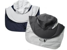 画像1: Juniper Microfiber Wide Brim Flap Cap (1)