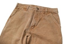 画像2: Used Carhartt Duck Carpenter Pants Brown made in USA カーハート (2)