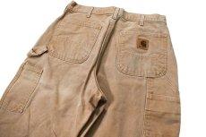 画像4: Used Carhartt Duck Carpenter Pants Brown made in USA カーハート (4)