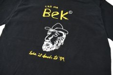 画像2: Used Musician S/S Print Tee "call me bek take it back to 89" made in USA (2)