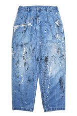 画像1: Used Painted Denim Trouser (1)