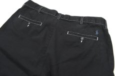 画像3: Used Polo Ralph Lauren Pleated Chino Shorts "Tyler Short" Black Over Dye (3)