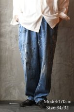 画像8: Used Painted Denim Trouser (8)