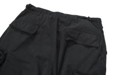 画像4: Used US Army Jungle Fatigue Pants Black Over Dye (4)