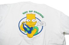 画像4: Used S/S Print Tee "Lamppost Pizza, Simpsons" made in USA (4)