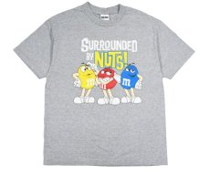 画像1: Used M&M's S/S Print Tee "Surrounded by Nuts!" (1)