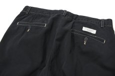 画像4: Used Polo Ralph Lauren Pleated Chino Trouser "Andrew Pant" Black Over Dye (4)