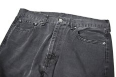 画像2: Used Levi's 505 Denim Pants Black リーバイス (2)