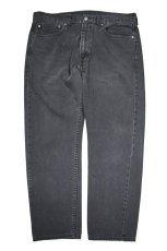 画像1: Used Levi's 505 Denim Pants Black リーバイス (1)