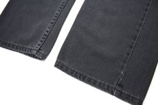 画像3: Used Levi's 505 Denim Pants Black リーバイス (3)