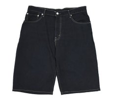 画像1: Used Levi's 569 Denim Shorts Black Over Dye (1)