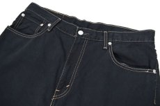 画像2: Used Levi's 569 Denim Shorts Black Over Dye (2)