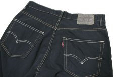 画像3: Used Levi's 569 Denim Shorts Black Over Dye (3)