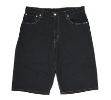 画像1: Used Levi's 569 Denim Shorts Black Over Dye (1)