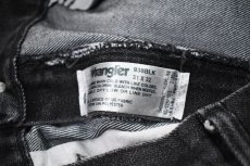 画像5: Used Wrangler 938BLK Denim Pants Black (5)