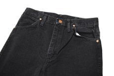 画像2: Used Wrangler 936WBK Denim Pants Black (2)