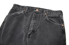 画像2: Used Wrangler 936WBK Denim Pants Black made in USA (2)