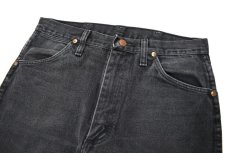 画像2: Used Wrangler 936WBK Cut Off Denim Pants Black (2)