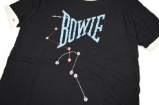 画像2: Bluescentric David Bowie Let's Dance Ringer T-Shirt Black/Natural  (2)