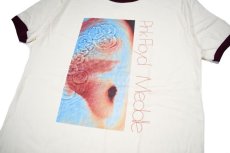 画像2: Bluescentric Pink Floyd Meddle Ringer T-Shirt Natural/Maroon (2)