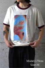 画像4: Bluescentric Pink Floyd Meddle Ringer T-Shirt Natural/Maroon (4)