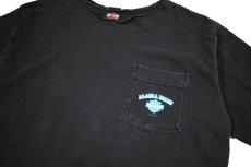 画像2: Used Harley-Davidson S/S Pocket Tee made in USA (2)