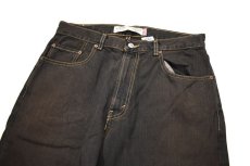 画像2: Deadstock Levi's 569 Denim Pants Cut Off Reactive Dye Brown リーバイス (2)