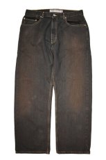 画像1: Deadstock Levi's 569 Denim Pants Reactive Dye Brown リーバイス (1)