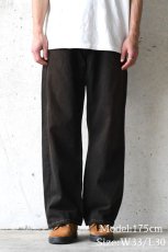 画像7: Deadstock Levi's 569 Denim Pants Reactive Dye Brown リーバイス (7)