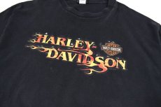 画像2: Used Harley-Davidson S/S Print Tee (2)