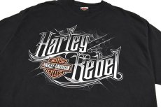 画像2: Used Harley-Davidson S/S Print Tee (2)