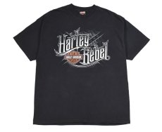 画像1: Used Harley-Davidson S/S Print Tee (1)