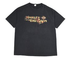 画像1: Used Harley-Davidson S/S Print Tee (1)