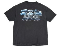 画像1: Used Harley-Davidson S/S Print Tee (1)