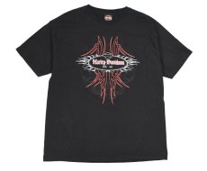 画像1: Used Harley-Davidson S/S Print Tee (1)