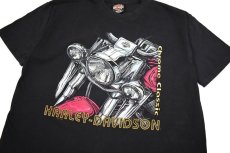 画像2: Used Harley-Davidson S/S Print Tee made in USA (2)