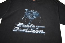 画像2: Used Harley-Davidson S/S Print Tee made in USA (2)