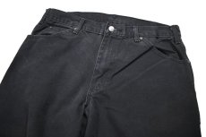 画像2: Used Dickies Duck Carpenter Pants Black (2)