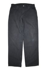 画像1: Used Dickies Duck Carpenter Pants Black (1)