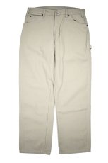 画像1: Used Dickies Duck Carpenter Pants Khaki (1)