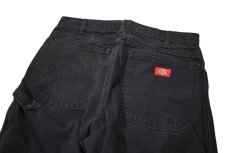 画像4: Used Dickies Duck Carpenter Pants Black (4)