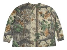 画像1: Used Realtree L/S Henley Tee (1)