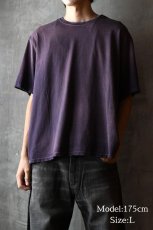 画像7: MOOJI MOOJI US Oversize Crop T-Shirt Aged Purple (7)